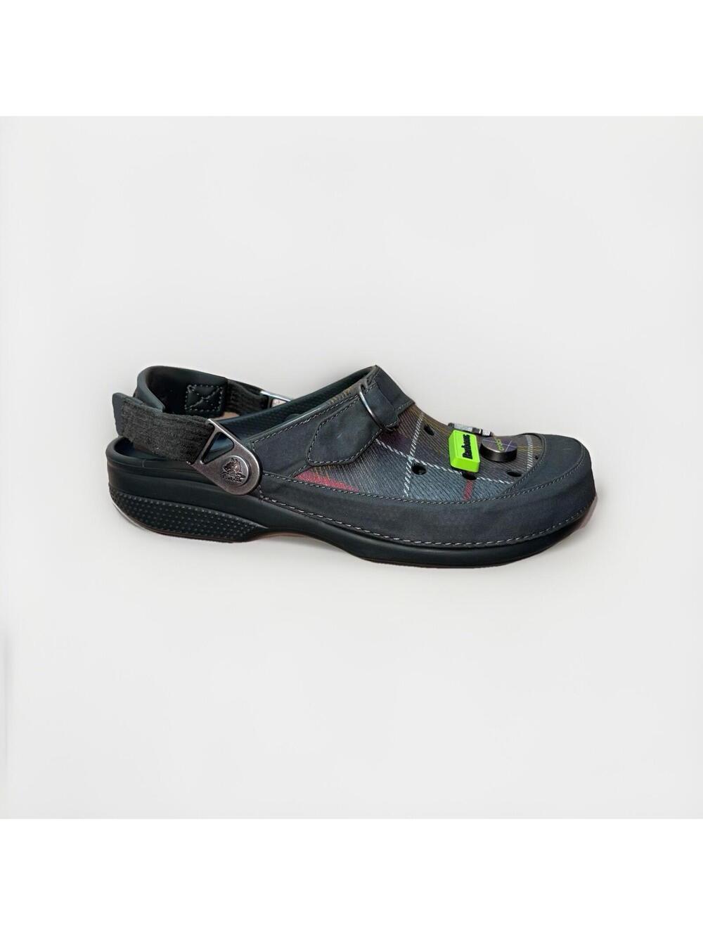 Barbour x Crocs Classic Clog Kelp Plaid Men’s 8 Women’s 10 Slip On